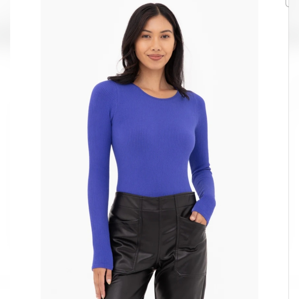 Mono B | Ribbed Long Sleeve Bodysuit